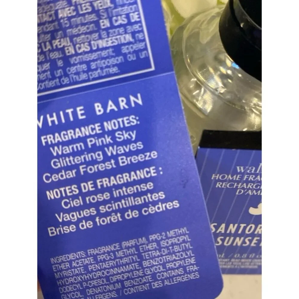 Bath & Body Works “Santorini Sunset” 2 New Wallflower Refills